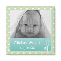 Green photo magnet magnets