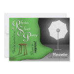 Green Photoshoot Party Invitations