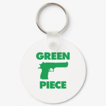 Green Piece Keychains