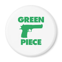 Green Piece Magnet