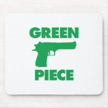 Green Piece Mouse Pad
