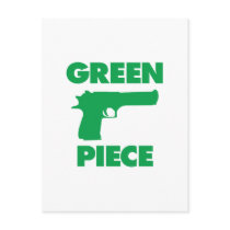 Green Piece Postcard
