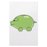 Green Pig stationery