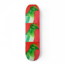 Green Pigeon Skateboard by nature_art Green Pigeon Skateboard