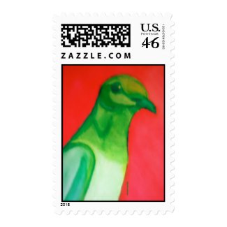 Green Pigeon Stamp stamp