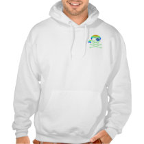 Green Pirate Skull 2-Sided Hoodies