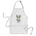 Green Pirate Skull Apron aprons