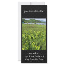 Green pitcher plant (Sarracenia oreophila) Personalized Rack Card