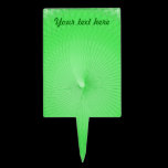 Green Plafond cake picks