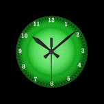 Green Plafond wall clocks