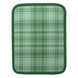 Green Plaid Skull MacBook Sleeve