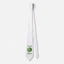 Green Planet Earth Day Tie