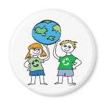 Green Planet Kids Magnet
