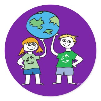 Green Planet Kids sticker