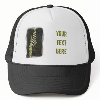 Green Plant Mesh Hats