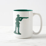 Green Plastic Army Man mugs