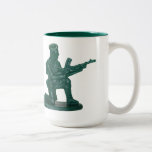 Green Plastic Army Man mugs