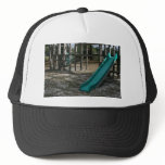 Green Playground slide, wood jungle gym Trucker Hats