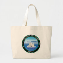 Green Polar Iowa Canvas Bag