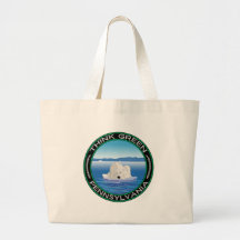 Green Polar Pennsylvania Canvas Bag