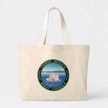 Green Polar West Virginia Tote Bags