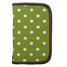Green Polka Dot Planner