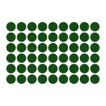 Green Polka Dots on White posters