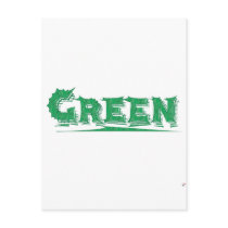 Green postcards