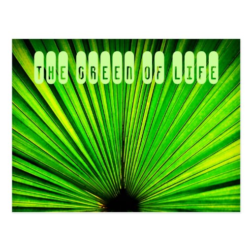 Green postcards