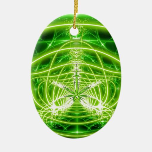 green pot leaf fractal christmas tree ornaments zazzle green pot leaf fractal christmas tree ornaments zazzle