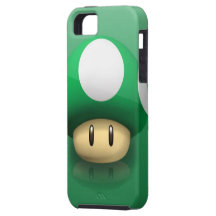 Green Power Up Mushroom iPhone Case iPhone 5 Case