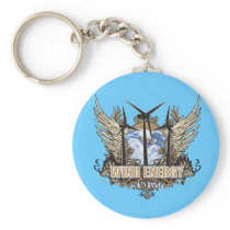 Green Pride Wind Montana keychains