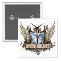 Green Pride Wind Montana buttons