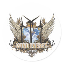 Green Pride Wind Montana stickers