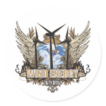 Green Pride Wind Montana stickers