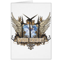 Green Pride Wind Texas Greeting Card