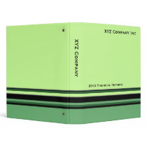 Green Professional binders
