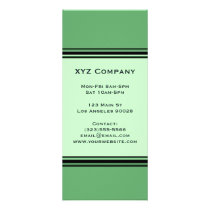 Green Professional rack cards
