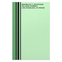 Green Professional stationery