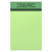 Green Professional stationery by DonnaGraysonAbstract Green Professional stationery