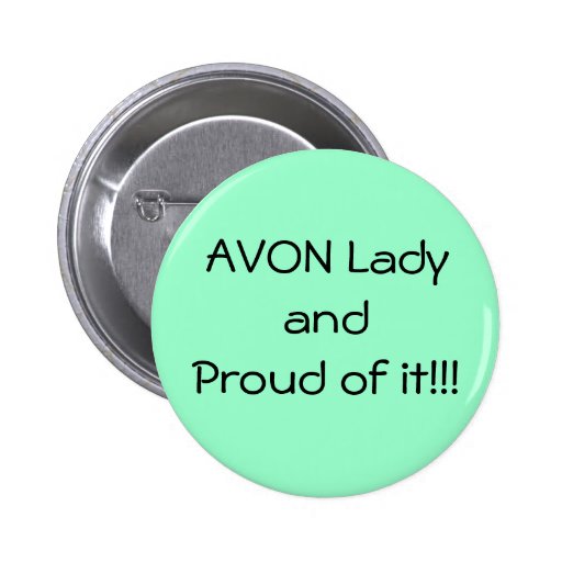 Green Proud Avon Button