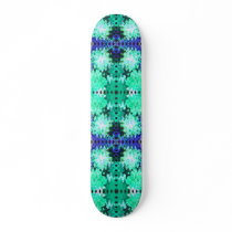 green puffs skate board deck