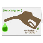 Green Pump Greeting Card