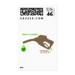 Green Pump Stamp