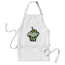 green punk skull crossbones cupcake aprons by cupcakewear green punk skull crossbones cupcake aprons