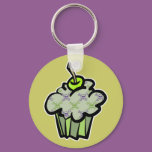 green punk skull crossbones cupcake
