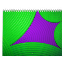 Green & Purple Calendar (July 2010 - June 2011)