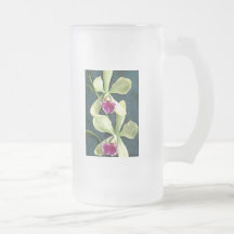 Green & Purple Orchids Coffee Mug