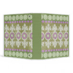 Green & Purple Print Binder