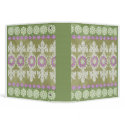 Green & Purple Print Binder